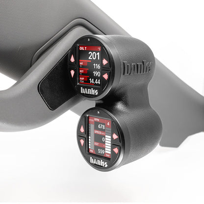 iDash Stealth Pod Mounts for 22 Chevy/GM 1500s and 2024-25 2500/3500 Dual Pod Banks Power
