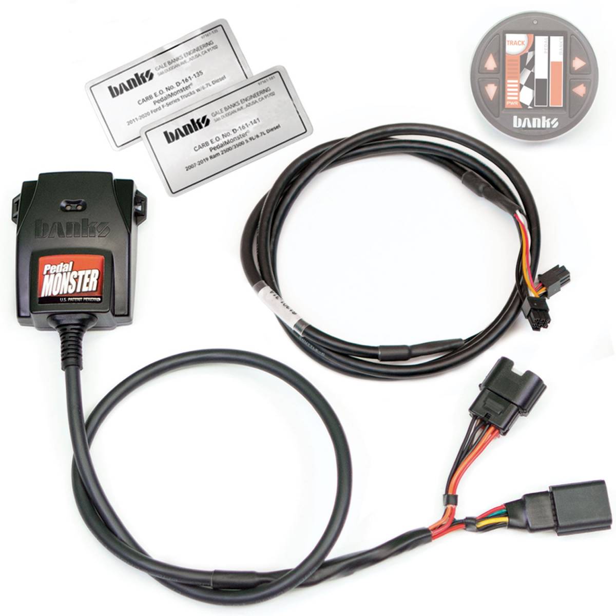 PedalMonster Throttle Sensitivity Booster for use with existing iDash and/or Derringer for 07-19 Ram 2500/3500 11-20 Ford F-Series 6.7L Banks Power