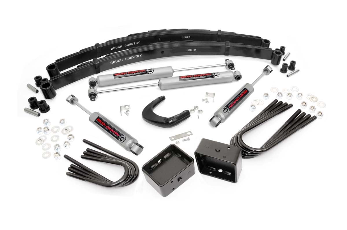 4 Inch Lift Kit | RR Blocks | Chevy/GMC C10/K10 C15/K15 Truck/Half-Ton Suburban/Jimmy (73-76)