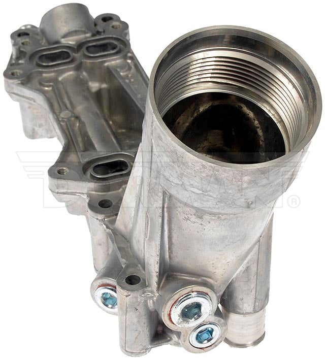 Upgraded Aluminum Engine Oil Filter Housing With Oil Cooler And Filter (Dorman OE FIX)