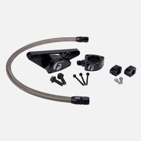 Cummins Coolant Bypass Kit 03-07 Manual Transmission w/ Stainless Steel Braided Line Fleece Performance