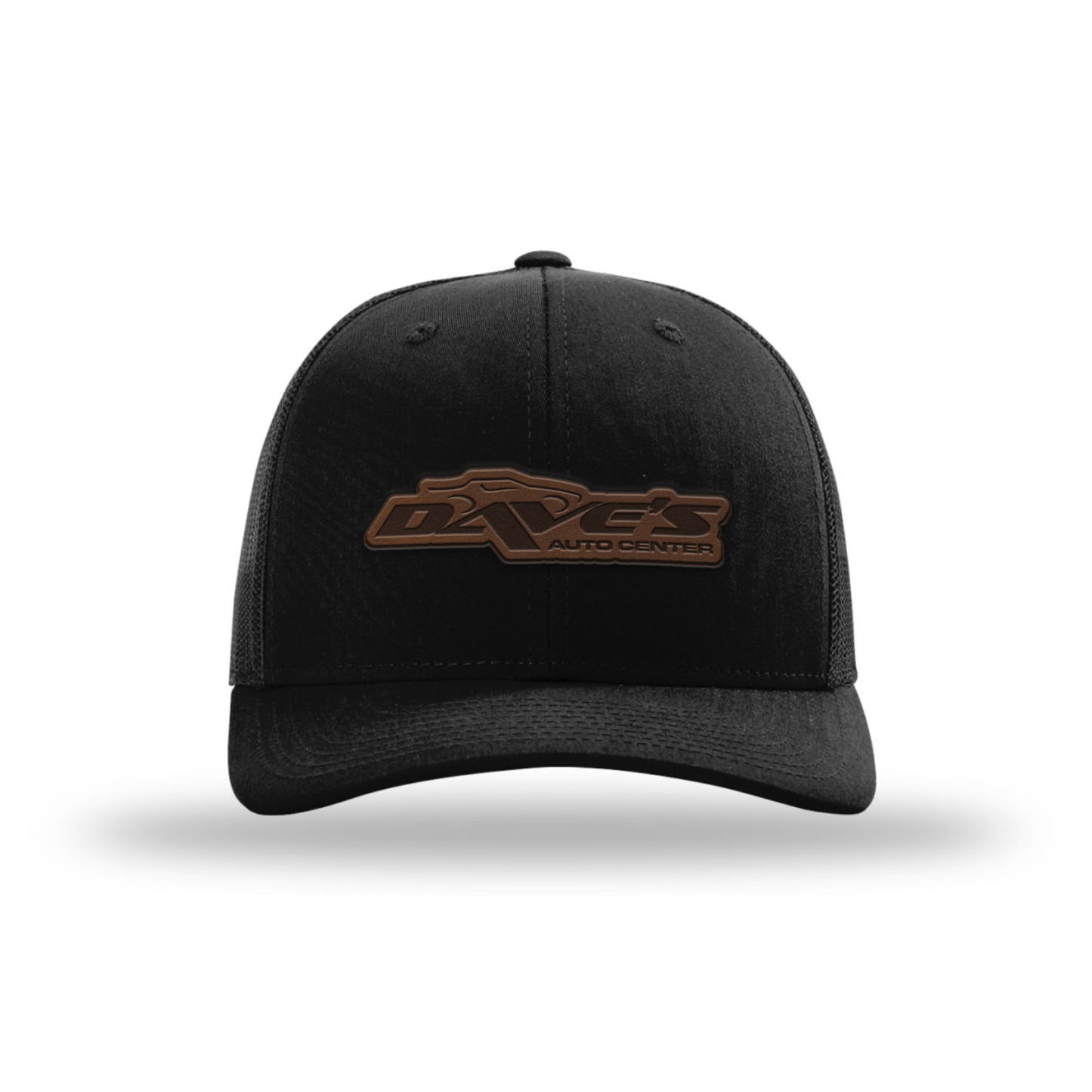 Daves Leather Patch Trucker Hat