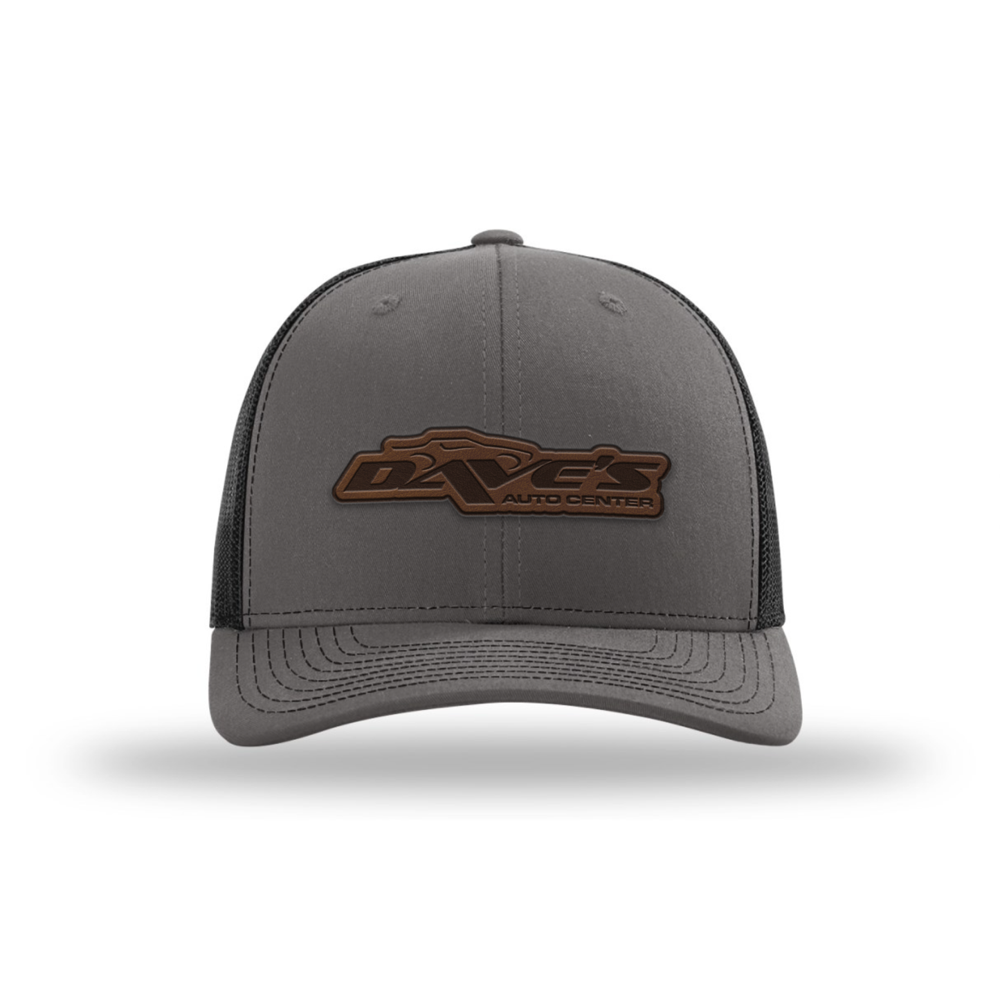 Daves Leather Patch Trucker Hat