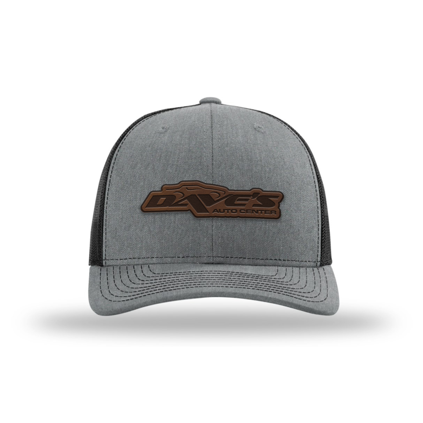 Daves Leather Patch Trucker Hat