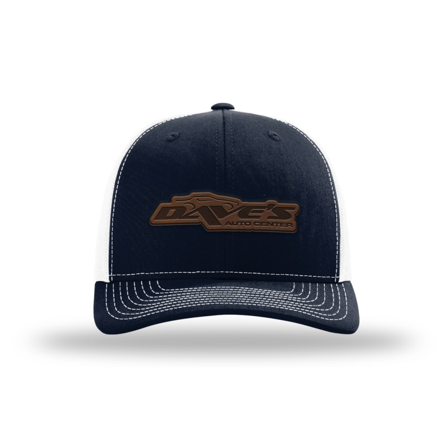 Daves Leather Patch Trucker Hat