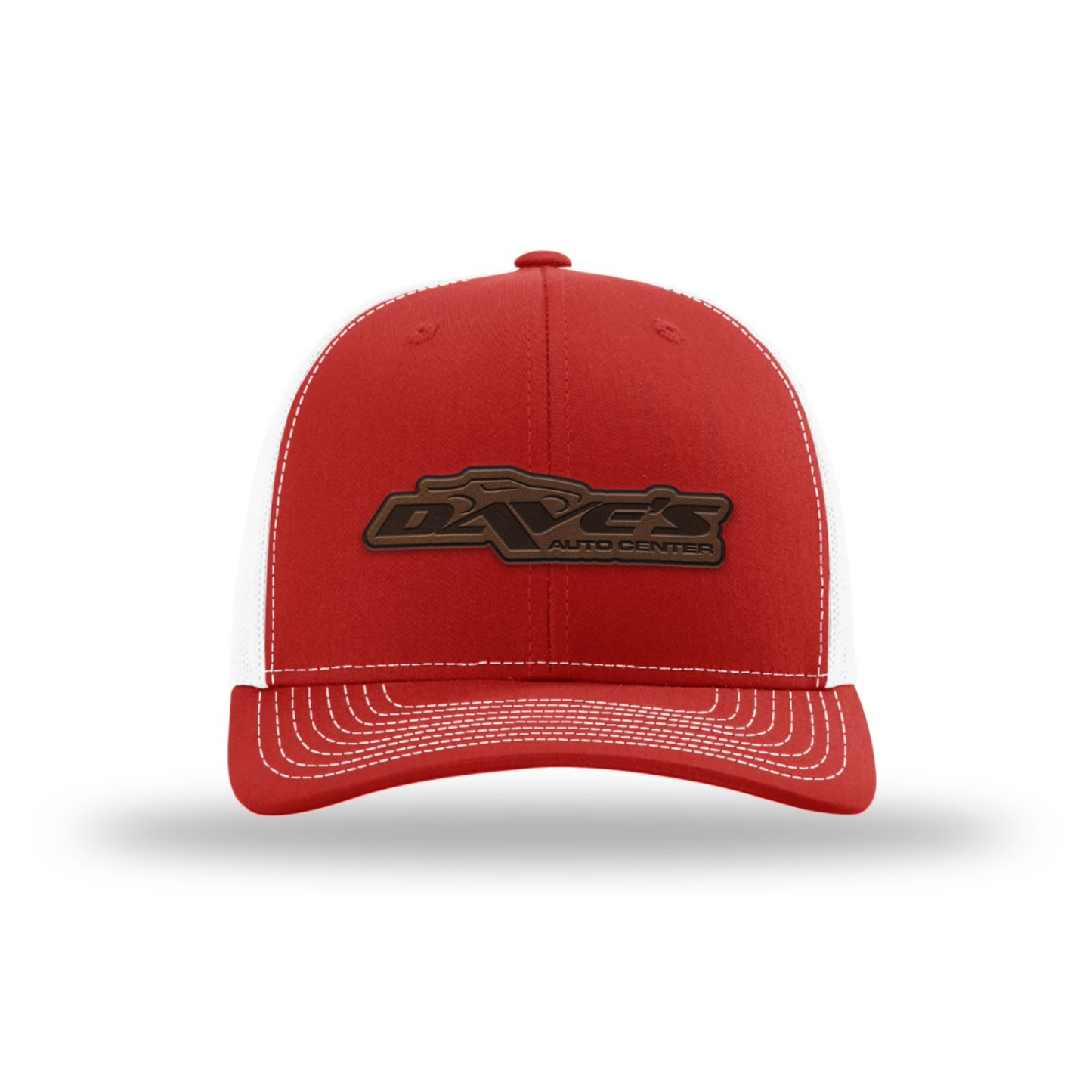 Daves Leather Patch Trucker Hat