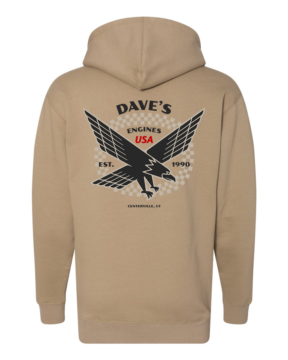 Eagle Hoodie Back Only