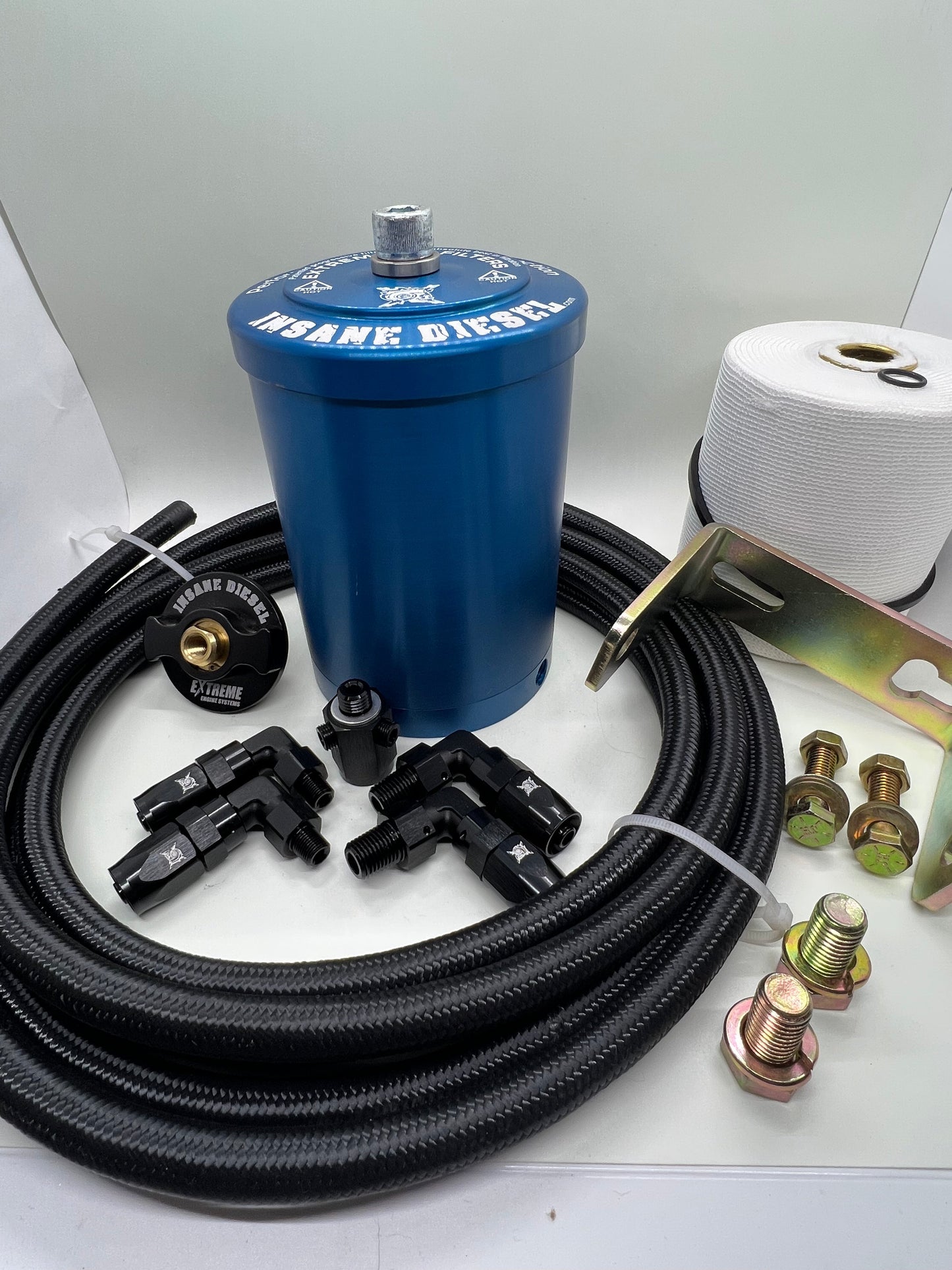Ford 7.3L Godzilla Gas Bypass Oil Filter Frame Mount Kit