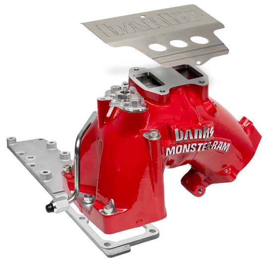 Monster-Ram Intake 19-24 RAM 3500-5500 Chassis Cab 6.7L Red Powdercoat Banks Power (EXPECT ORDER TO SHIP IN 4-6 WEEKS.) 42805-R