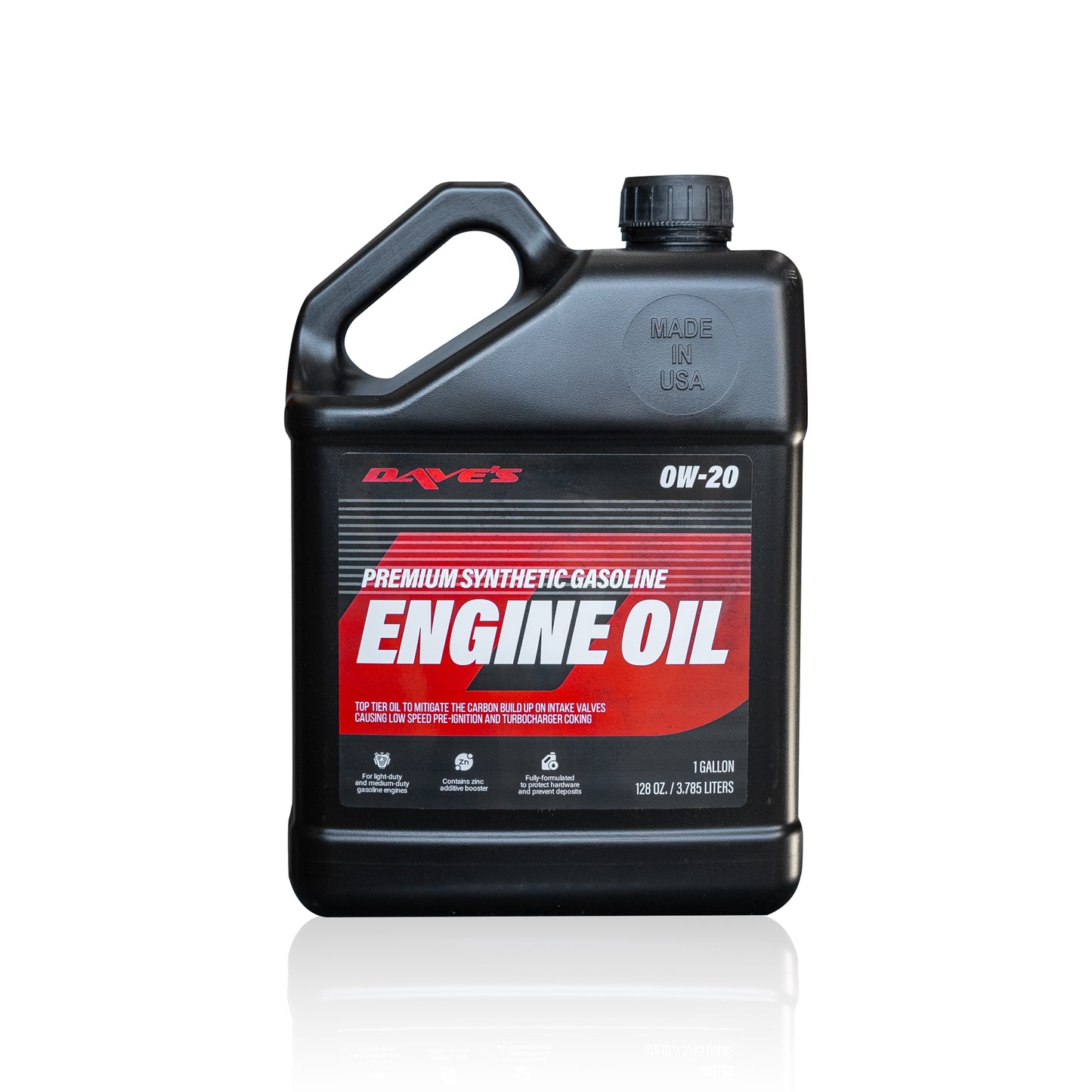 Premium synthetic gasoline engine oil 0W-20 (1 gallon)