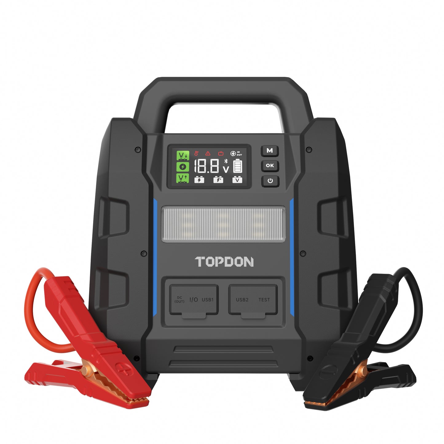 V4500PLUS: 2-in-1 4500 Peak Amp Jump Starter & Battery/System Tester