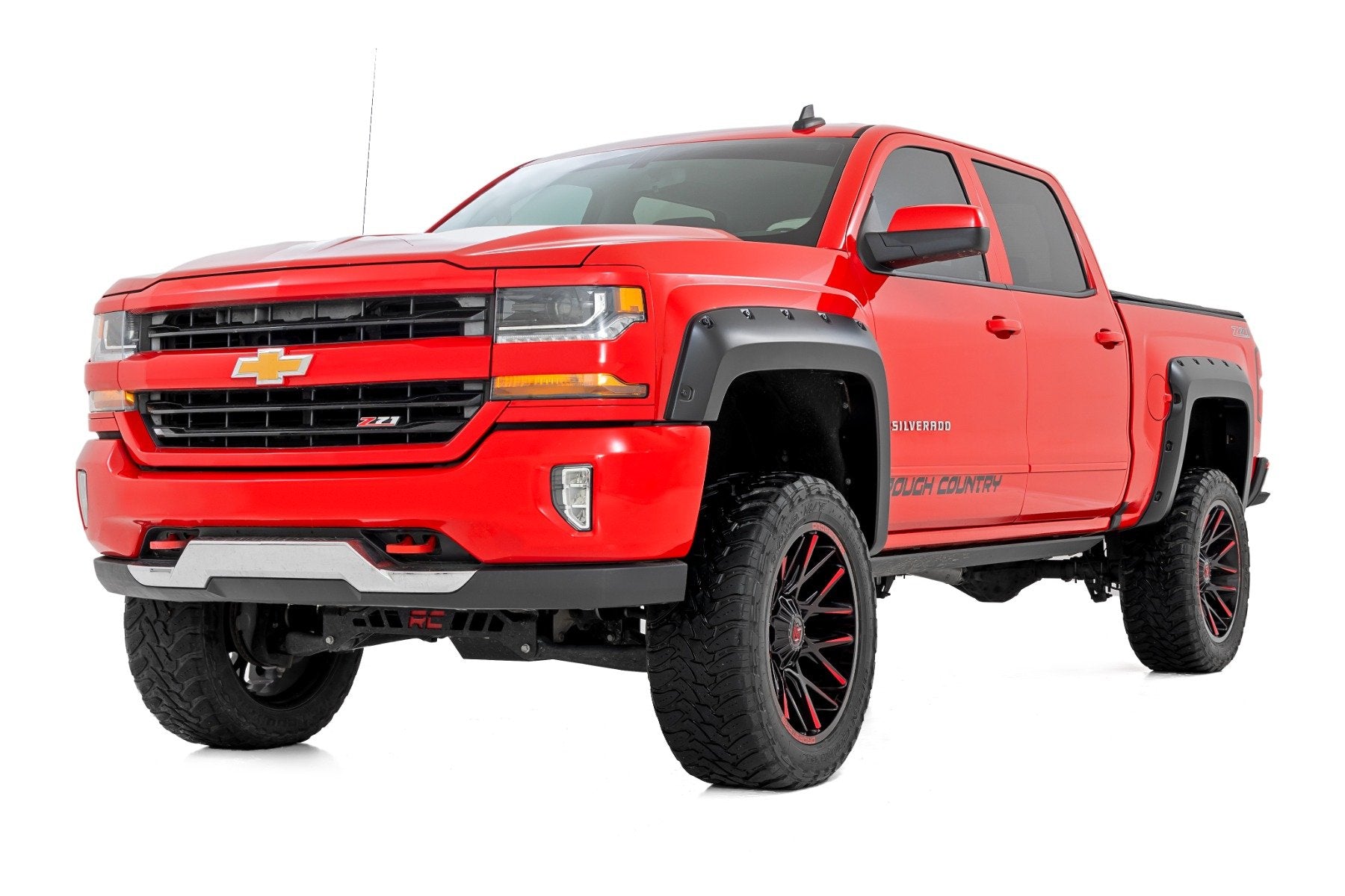 Pocket Fender Flares | 5'9" Bed | G7J Rainforest Green | Chevy Silverado 1500 (14-18 & Classic)