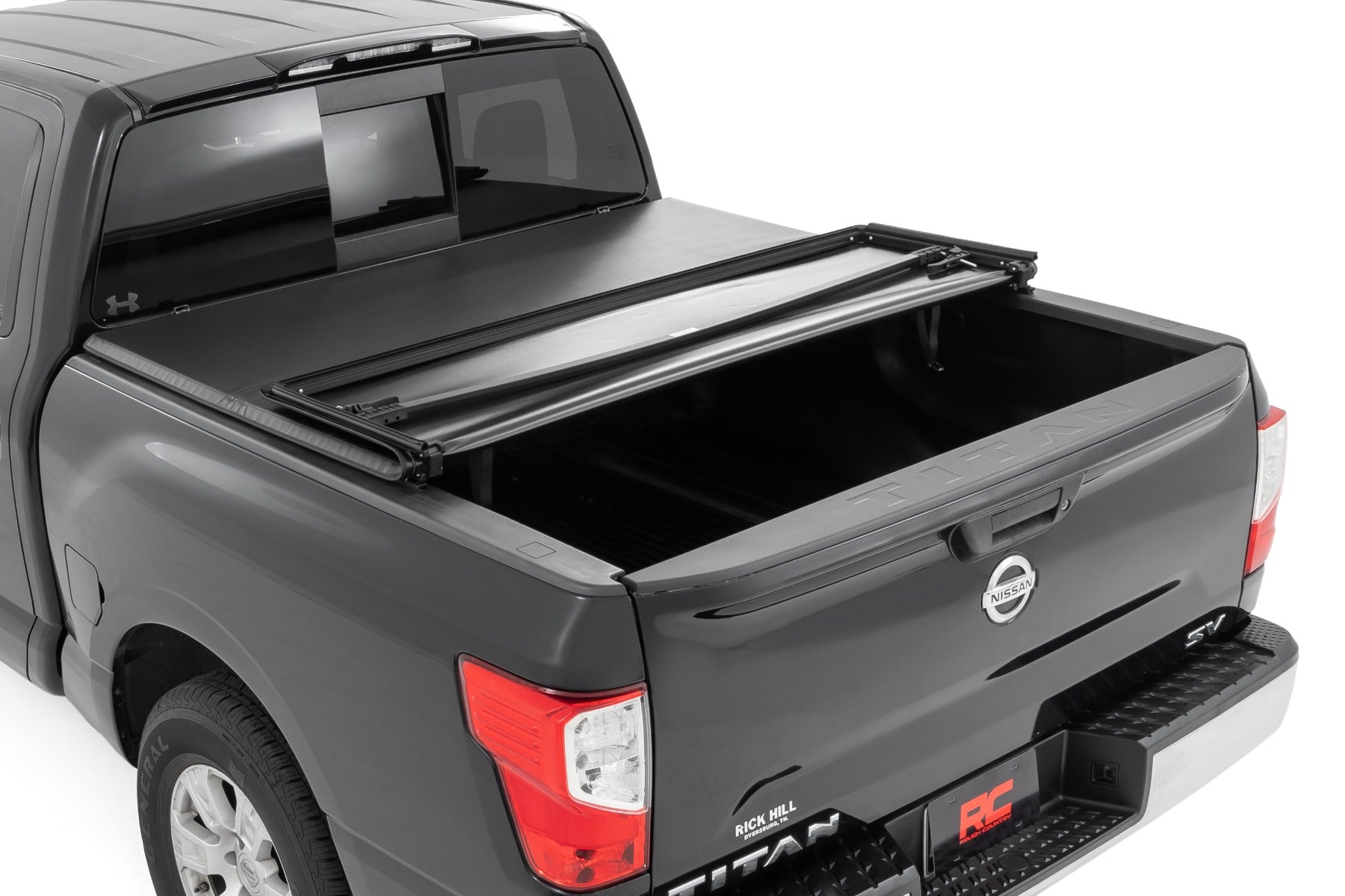 Soft Tri-Fold Bed Cover | 5'7" Bed | Nissan Titan 2WD/4WD (17-24)