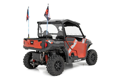 Vented Full Windshield | Scratch Resistant | Polaris General