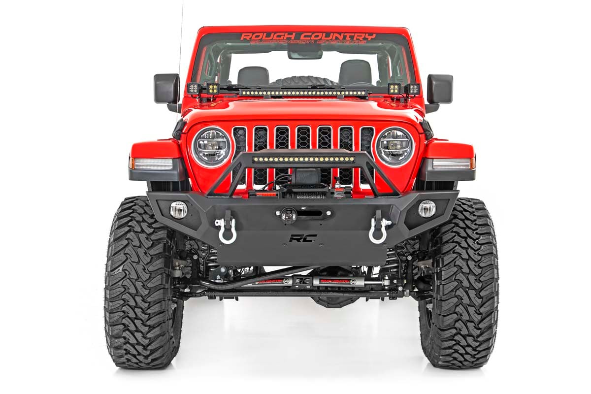 LED Light Kit | Quad | Cowl Mount | 2" Black | Amber DRL | Jeep Gladiator JT/Wrangler JL (18-24)