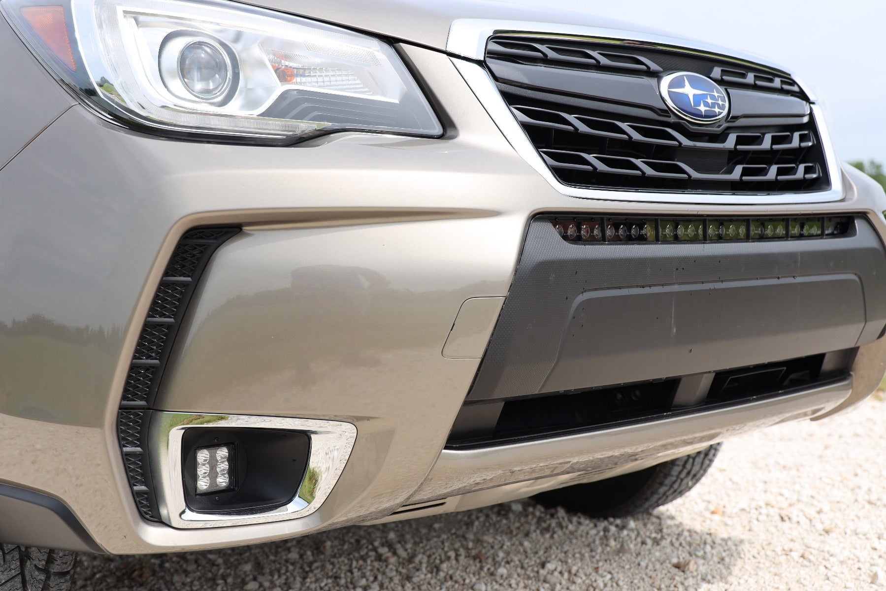 LED Light Kit | Fog Mount | 2" Black Pair | Spot | Subaru Forester 4WD (14-18)