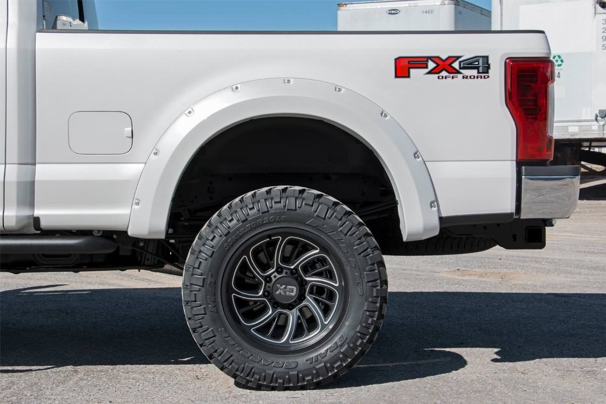 Pocket Fender Flares | PQ Race Red | Ford F-250/F-350 Super Duty (17-22)