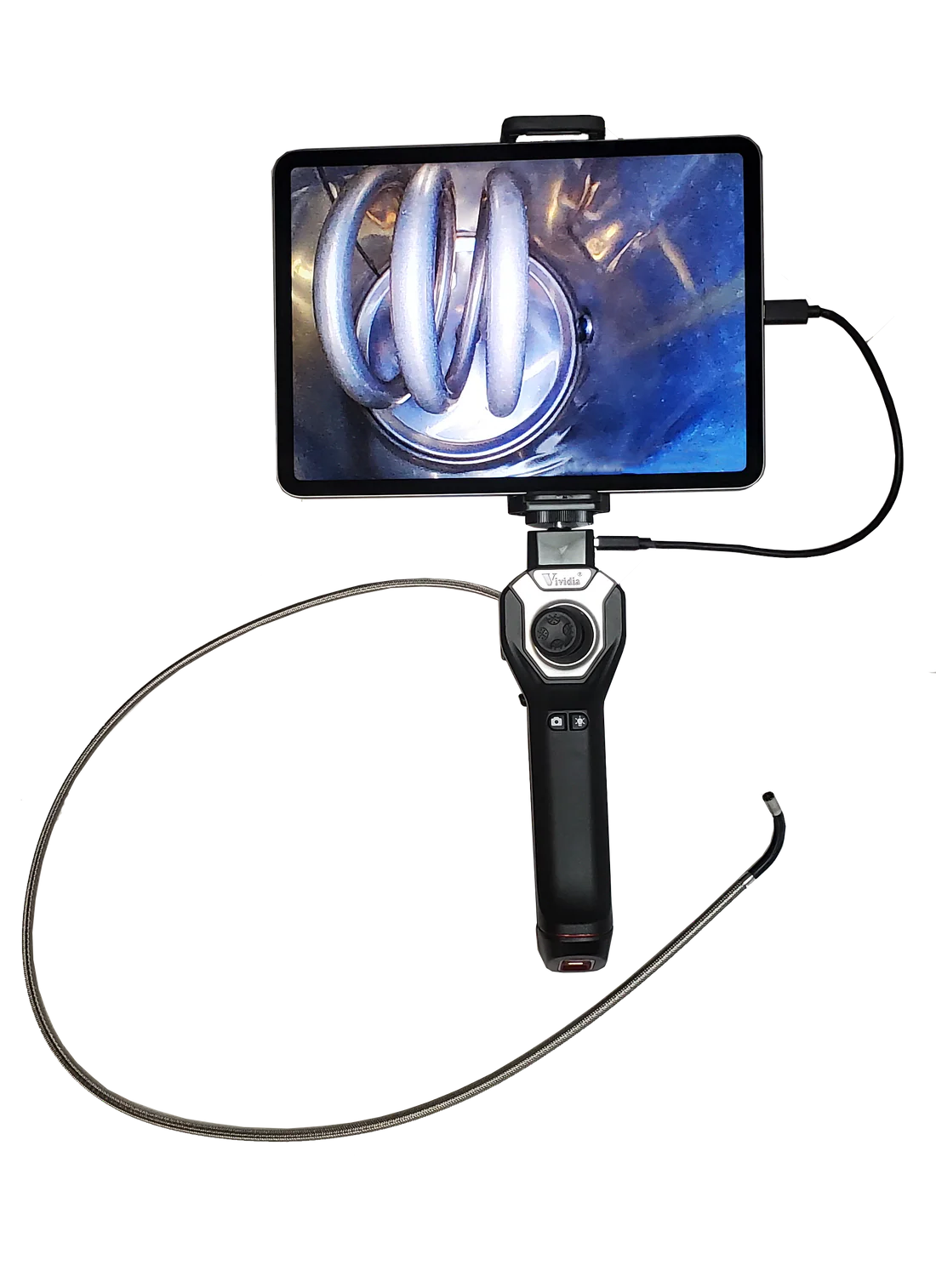 Vividia CX-6010i 6mm Flexible Joystick Borescope for iOS