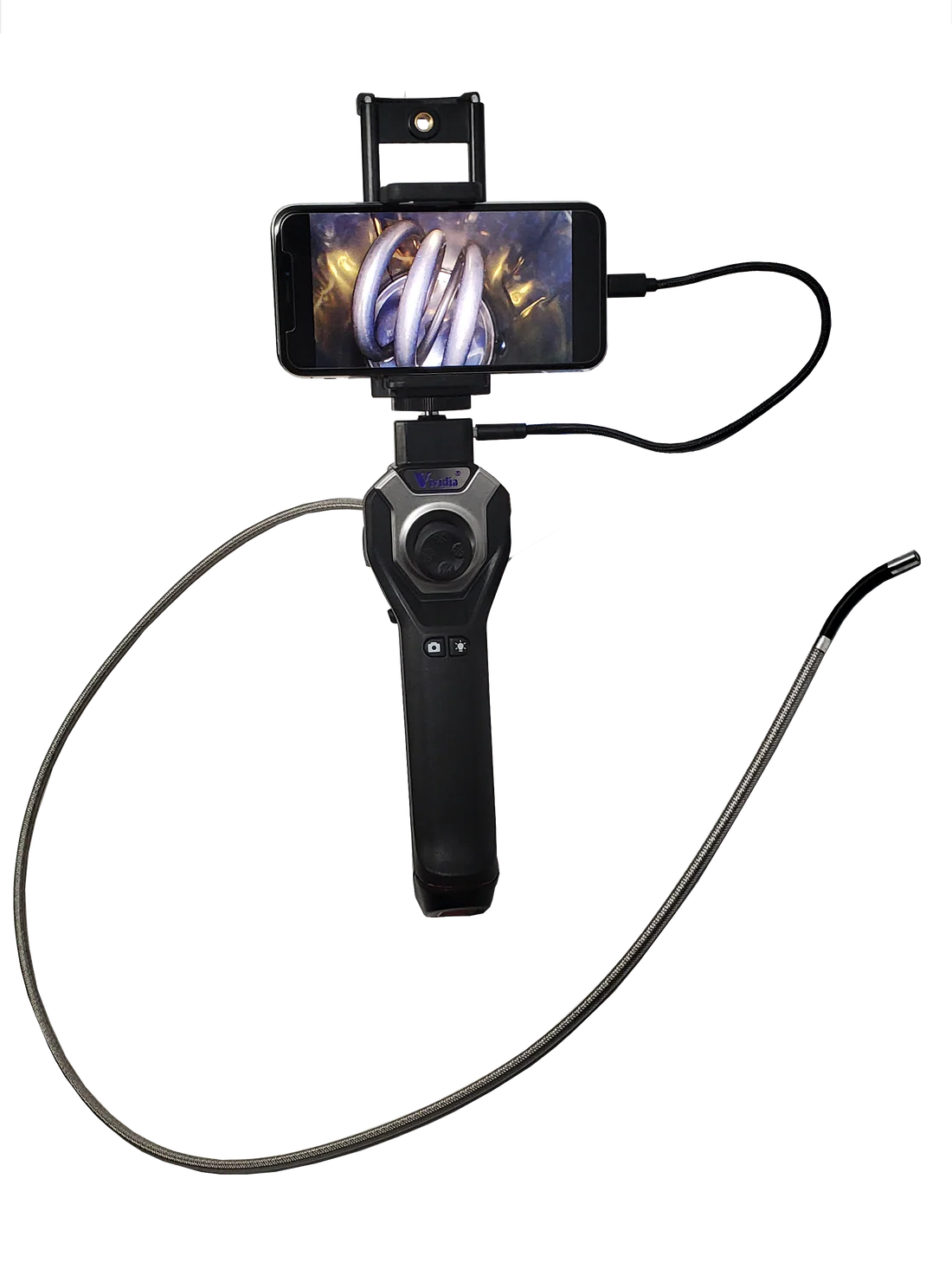 Vividia CX-6010i 6mm Flexible Joystick Borescope for iOS